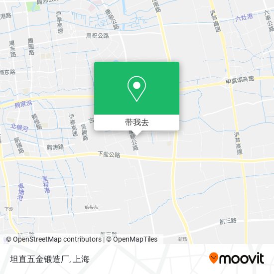 坦直五金锻造厂地图