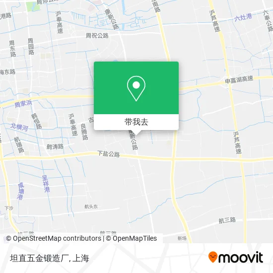 坦直五金锻造厂地图