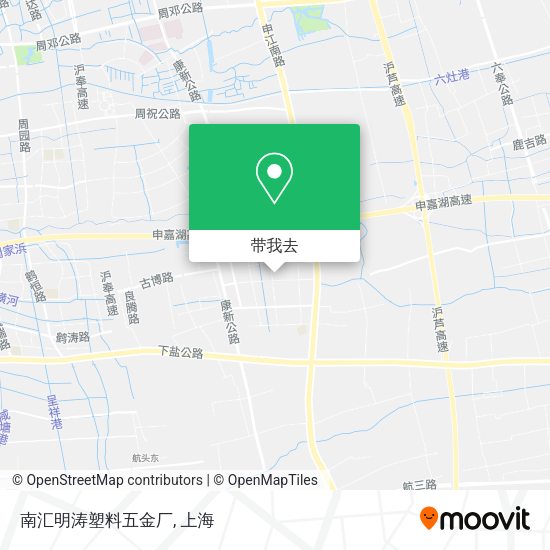 南汇明涛塑料五金厂地图