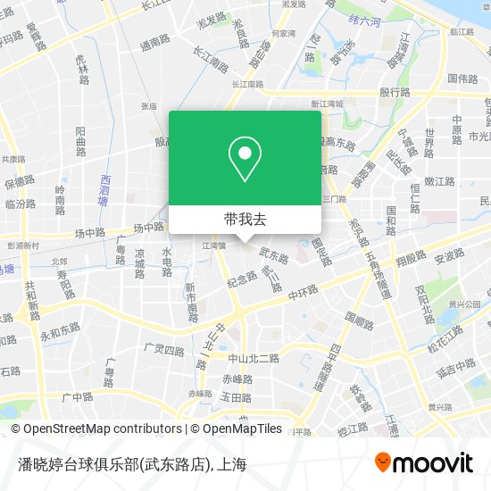 潘晓婷台球俱乐部(武东路店)地图