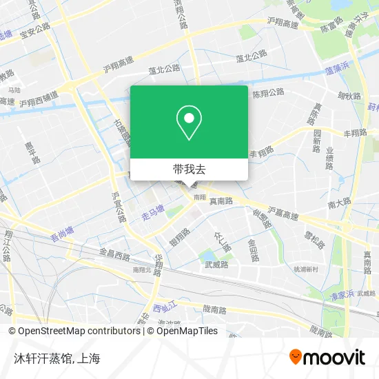 沐轩汗蒸馆地图
