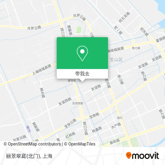 丽景翠庭(北门)地图