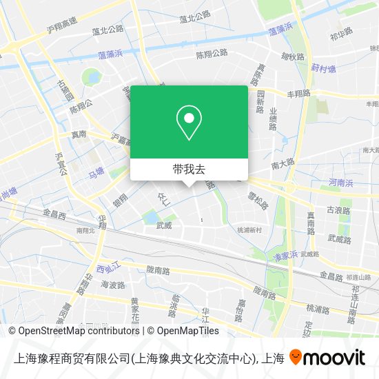 上海豫程商贸有限公司(上海豫典文化交流中心)地图