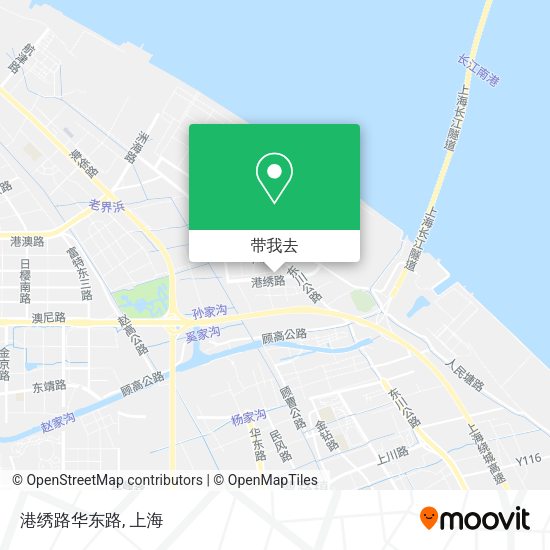 港绣路华东路地图