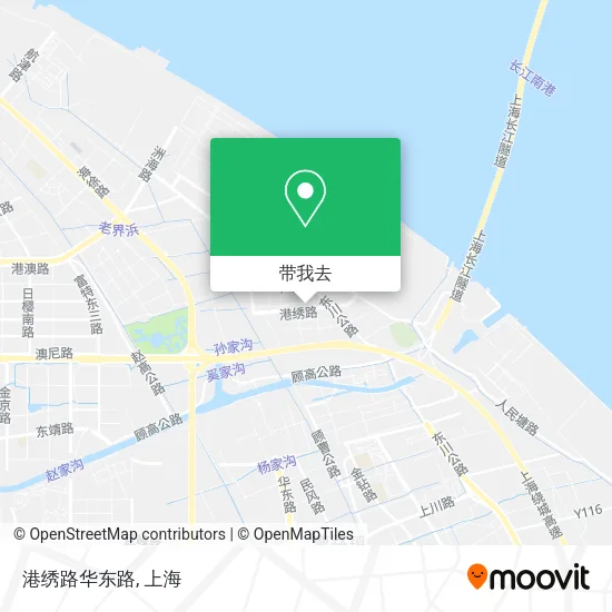 港绣路华东路地图