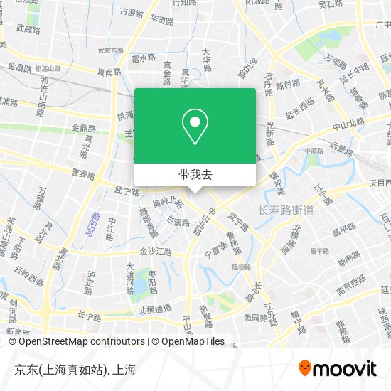 京东(上海真如站)地图