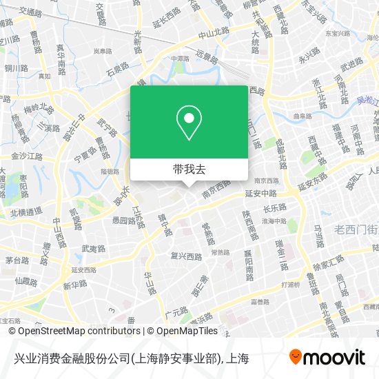 兴业消费金融股份公司(上海静安事业部)地图