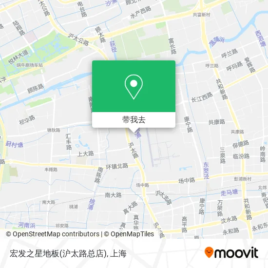 宏发之星地板(沪太路总店)地图