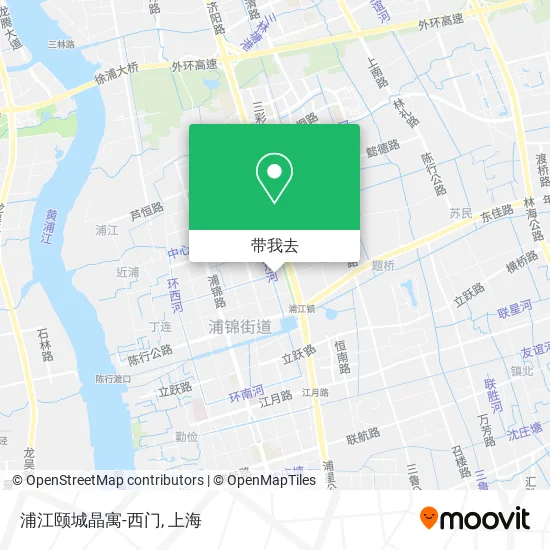 浦江颐城晶寓-西门地图