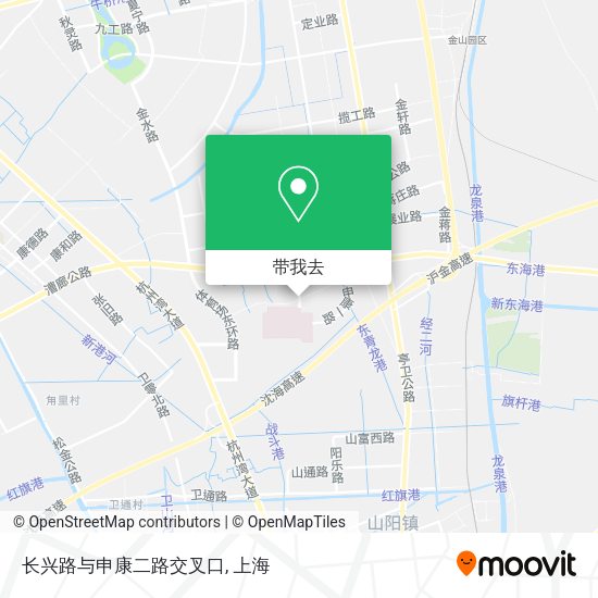 长兴路与申康二路交叉口地图