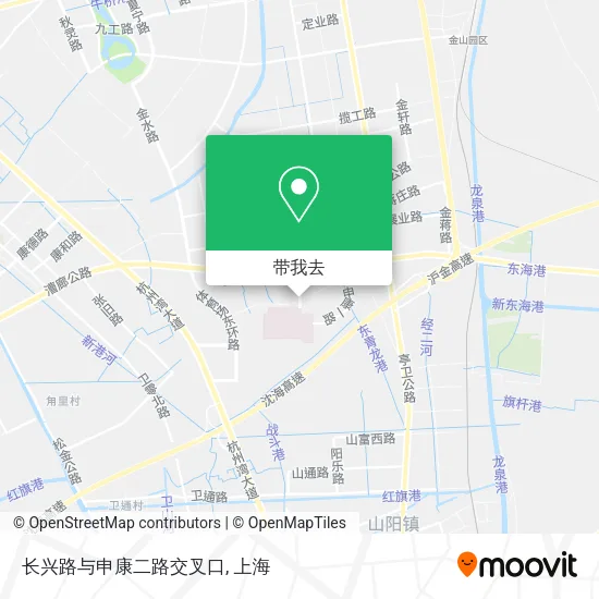 长兴路与申康二路交叉口地图