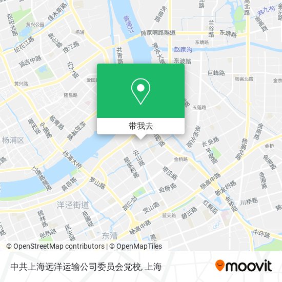 中共上海远洋运输公司委员会党校地图
