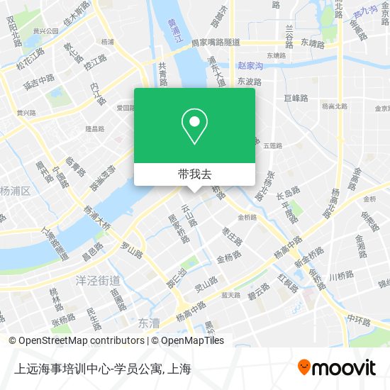 上远海事培训中心-学员公寓地图