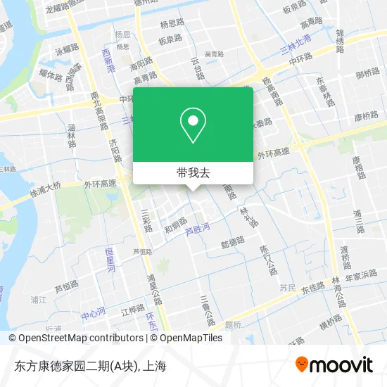 东方康德家园二期(A块)地图