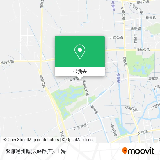 紫雁潮州鹅(云峰路店)地图
