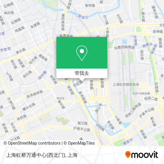 上海虹桥万通中心(西北门)地图