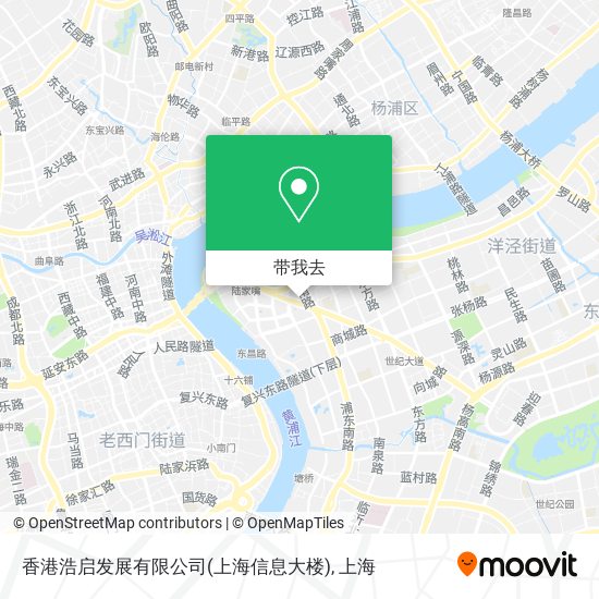 香港浩启发展有限公司(上海信息大楼)地图