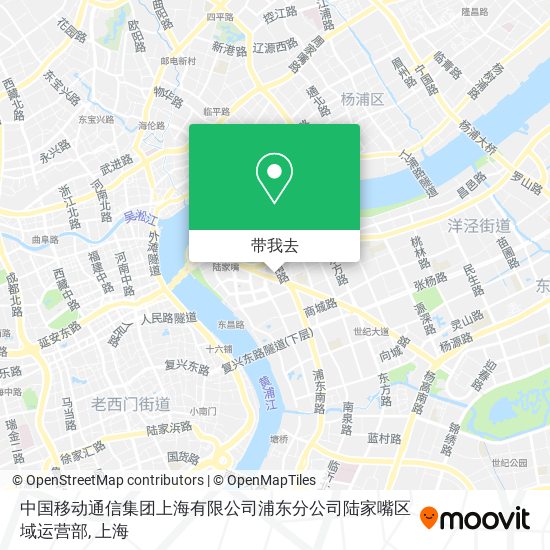 中国移动通信集团上海有限公司浦东分公司陆家嘴区域运营部地图