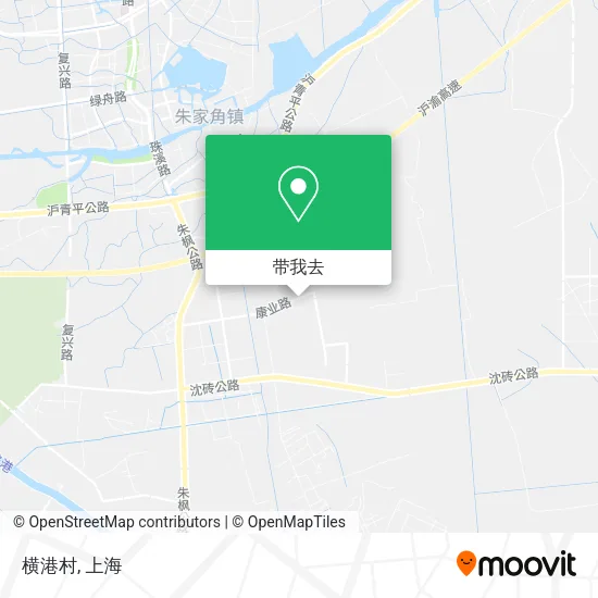 横港村地图