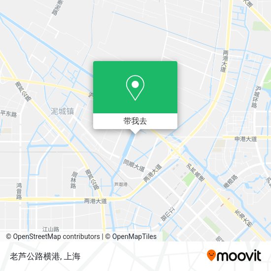 老芦公路横港地图