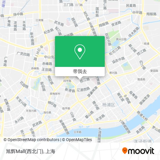 旭辉Mall(西北门)地图