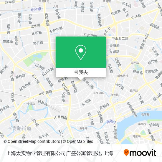 上海太实物业管理有限公司广盛公寓管理处地图