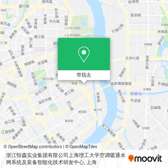 浙江恒森实业集团有限公司上海理工大学空调暖通水网系统及装备智能化技术研发中心地图
