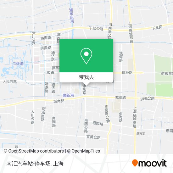 南汇汽车站-停车场地图