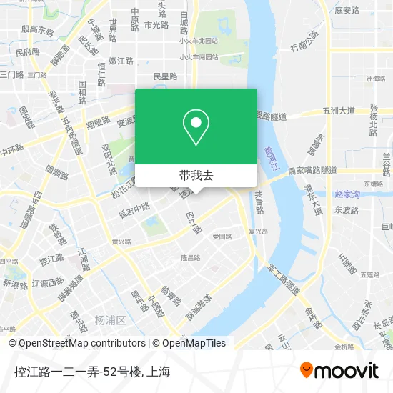 控江路一二一弄-52号楼地图