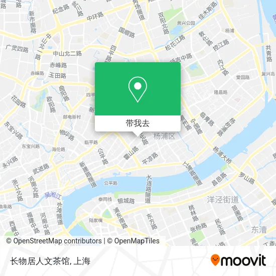 长物居人文茶馆地图
