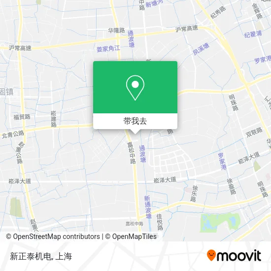 新正泰机电地图