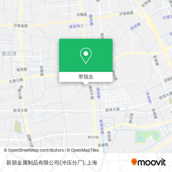 新朋金属制品有限公司(冲压分厂)地图