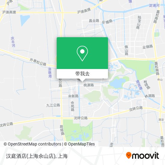 汉庭酒店(上海佘山店)地图