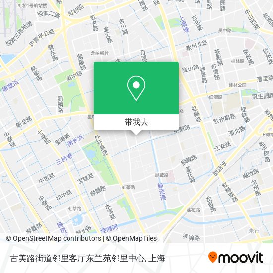 古美路街道邻里客厅东兰苑邻里中心地图