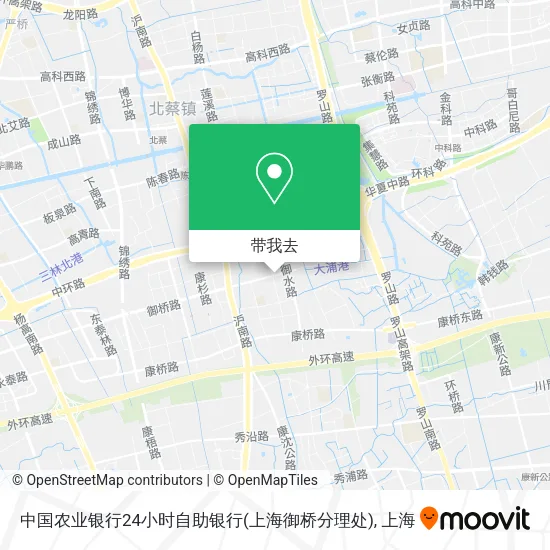 中国农业银行24小时自助银行(上海御桥分理处)地图