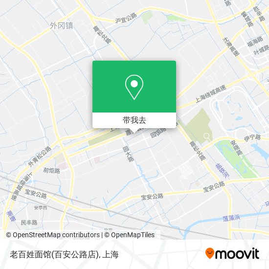 老百姓面馆(百安公路店)地图