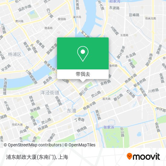 浦东邮政大厦(东南门)地图