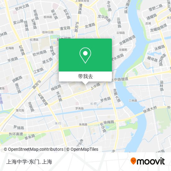 上海中学-东门地图