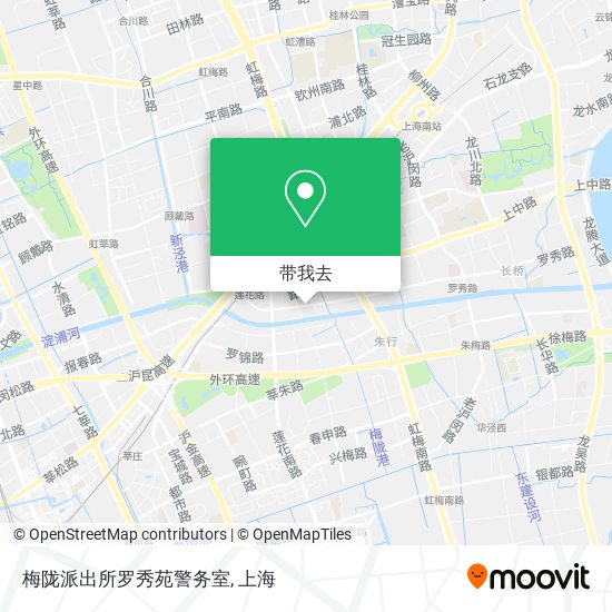 梅陇派出所罗秀苑警务室地图