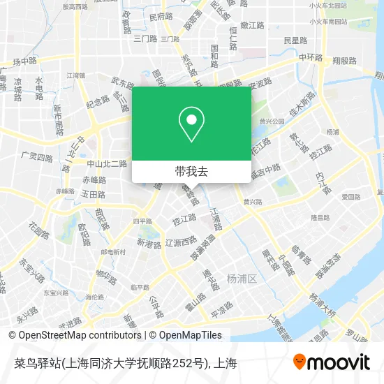 菜鸟驿站(上海同济大学抚顺路252号)地图