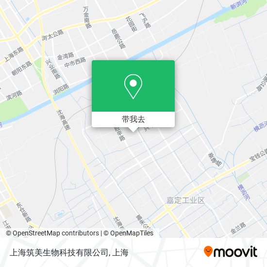 上海筑美生物科技有限公司地图