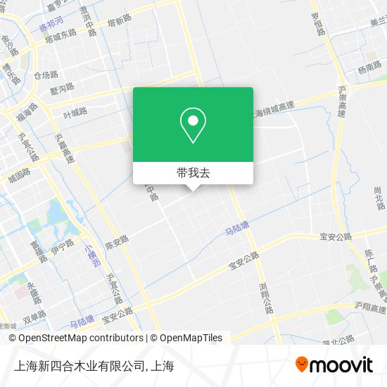 上海新四合木业有限公司地图