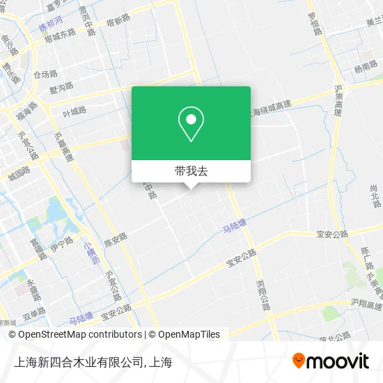 上海新四合木业有限公司地图