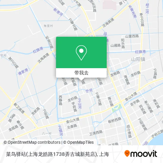 菜鸟驿站(上海龙皓路1738弄古城新苑店)地图