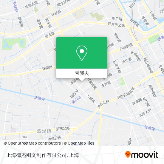 上海德杰图文制作有限公司地图