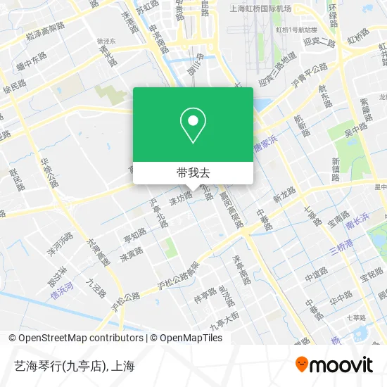 艺海琴行(九亭店)地图