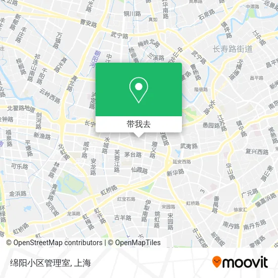 绵阳小区管理室地图