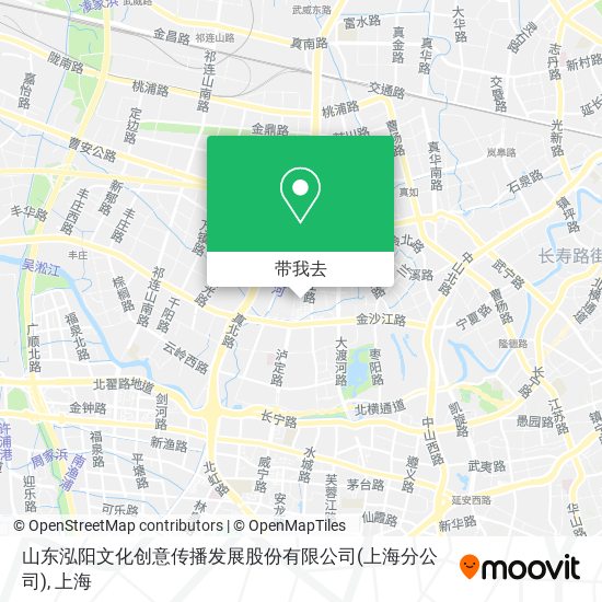 山东泓阳文化创意传播发展股份有限公司(上海分公司)地图