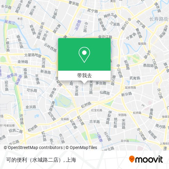 可的便利（水城路二店）地图