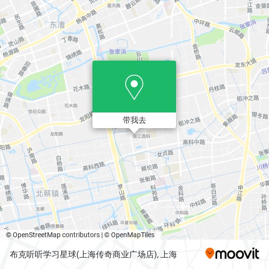 布克听听学习星球(上海传奇商业广场店)地图